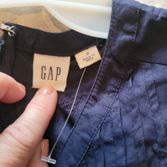 The Gap Navy blue eyelit maxi dress - Picture 5 of 7